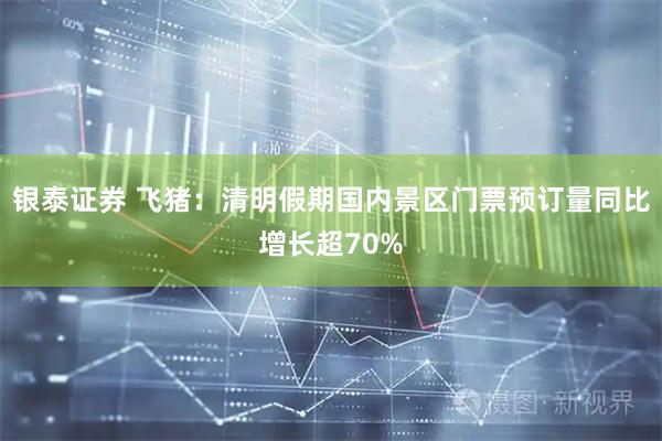 银泰证券 飞猪：清明假期国内景区门票预订量同比增长超70%